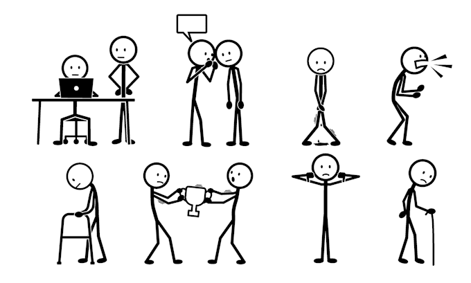 create unique stickman figures for your needs