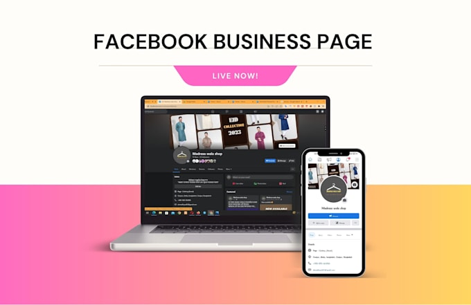 do facebook business page creation and setup professionally