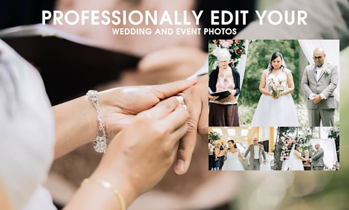 professionally edit your wedding and event photos