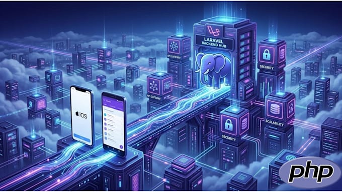 develop PHP laravel backend apis and database integration for mobile apps
