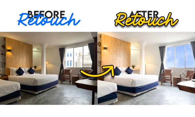 Retouch your hotel photo to the high end quality by Eddiespectre Fiverr