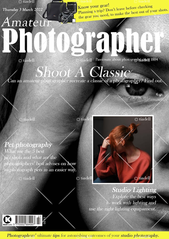 create a custom magazine cover with your photo