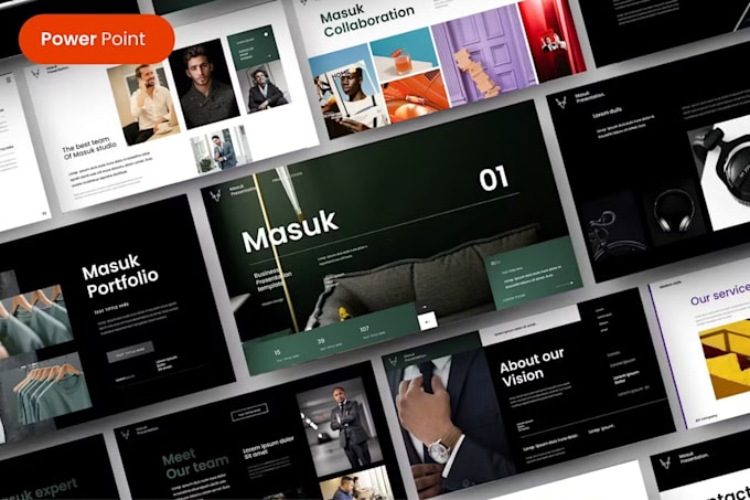 design modern powerpoint presentation