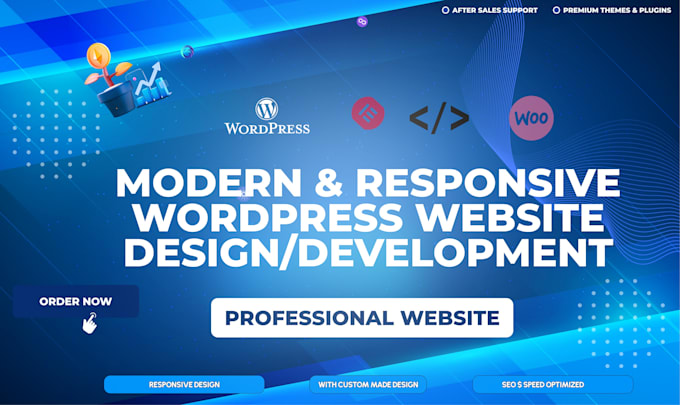 do website development, design or redesign, and build wordpress website