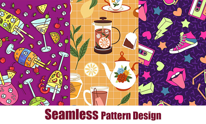 design unique seamless pattern and textile print