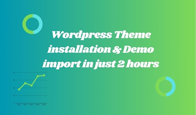 install wordpress theme and demo import in just 2 hours