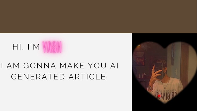 make a ai generated article