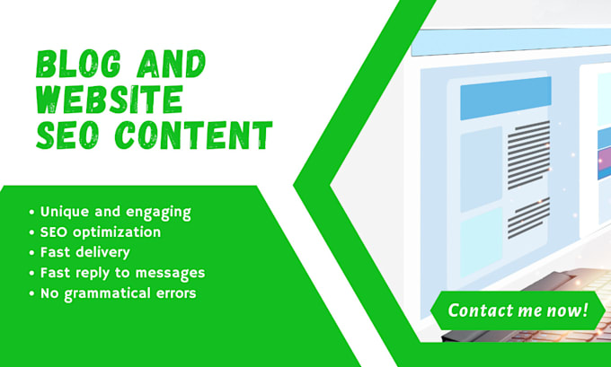 write blog and website SEO content