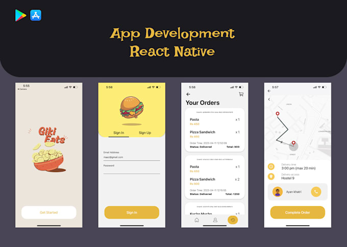Develop a cross platform app using react native by Danyaalmahmood | Fiverr
