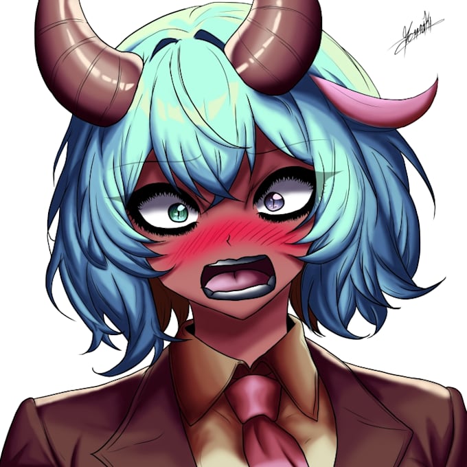 draw an icon with anime style