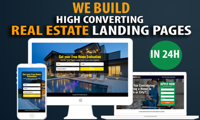 create a real estate investor website