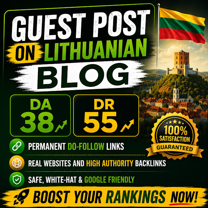 publish guest posts on the lithuanian blog DR 55
