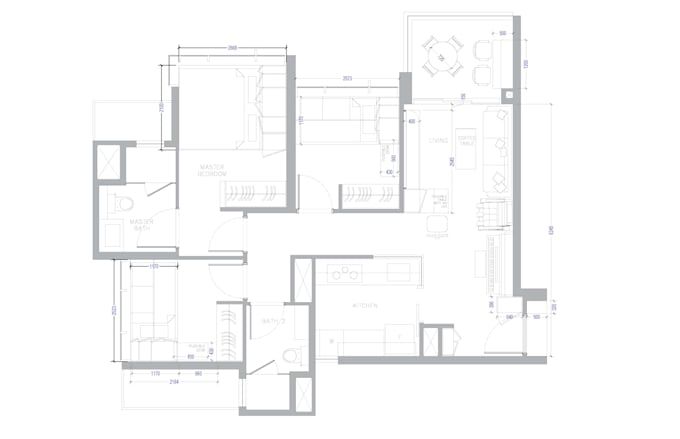 draw architectural floor plan drawing with autocad
