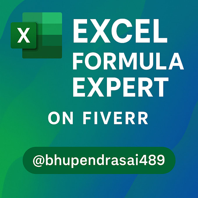 be your microsoft excel expert