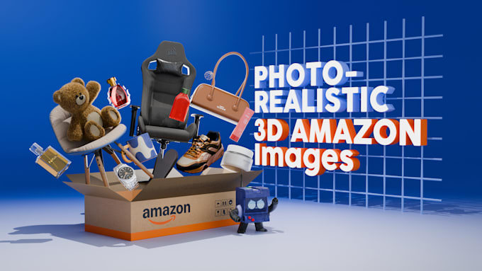 make 3d modeling and 3d renders for amazon listing images