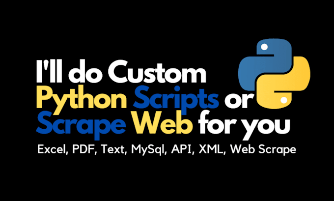 Do python scripts or scrape web by Chamath_viranga | Fiverr