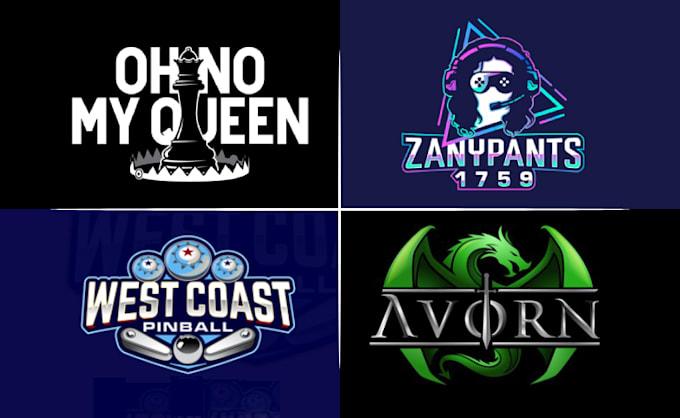 do twitch streamer or youtube gaming channel logo design