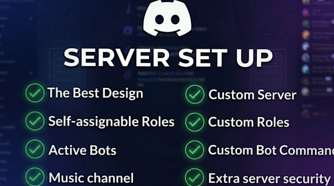 create you a perfect discord server for streamer