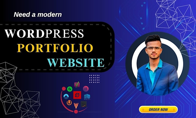 Create and design a wordpress website, personal portfolio website by ...