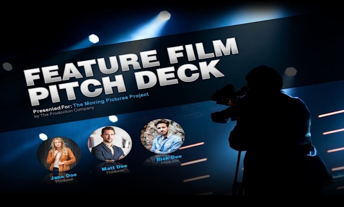 design film and movies pitch deck for investors