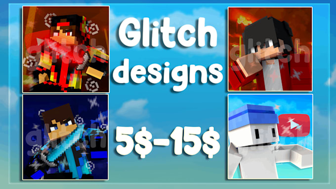 Make you a minecraft logo or banner by Gl6tch | Fiverr