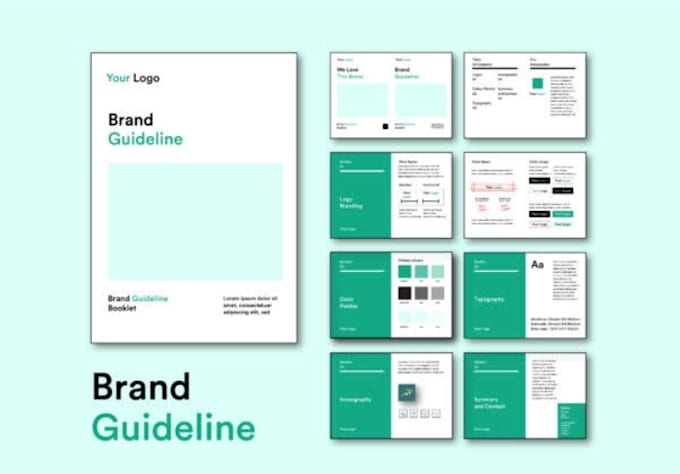 design a brand guide, logo and complete brand identity