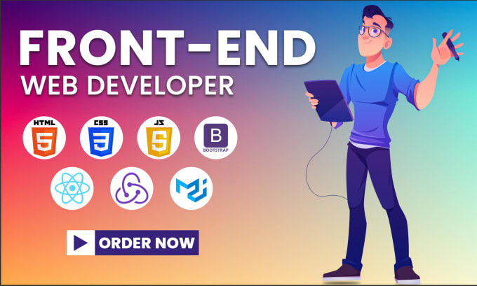 Be Your Front End Web Developer With React And Html Css Bootstrap By Salmanahmed20 Fiverr