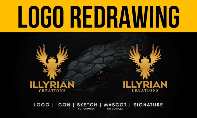 transform your logo or sketch to vector