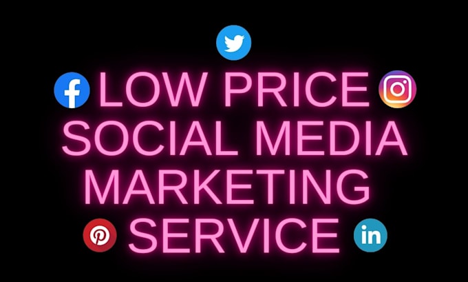 be your social media manager through fb ig pinterest linkedin twitter marketing