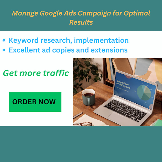 Manage google ads campaign for optimal results by Ashraful_barat Fiverr