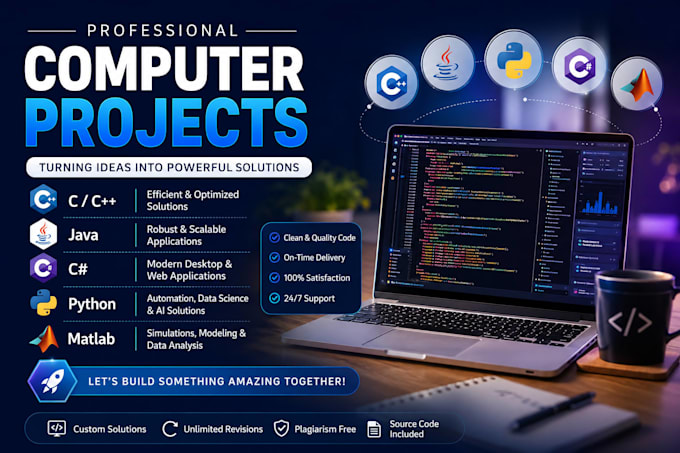 do data structure, oop, c, cpp, java, python  computer programming task