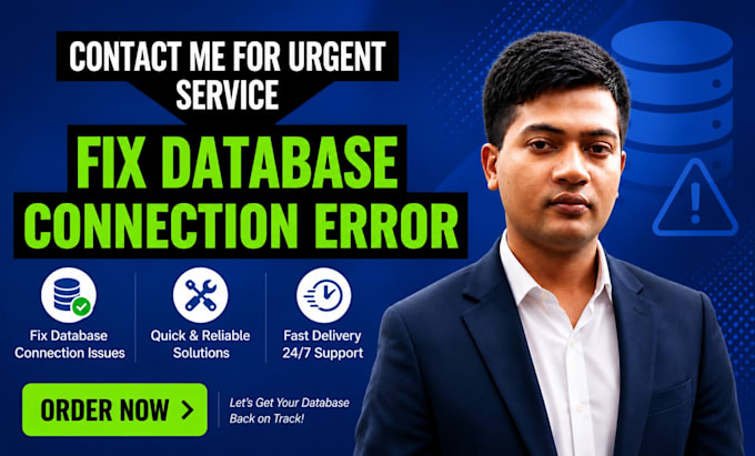 fix error establishing a database connection of wordpress website fast