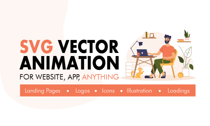 Do svg vector animation using css js by Monogramexpert | Fiverr