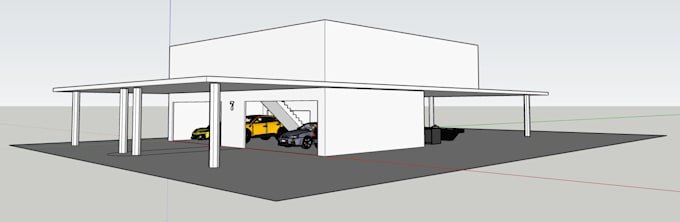 create a 3d model in sketchup