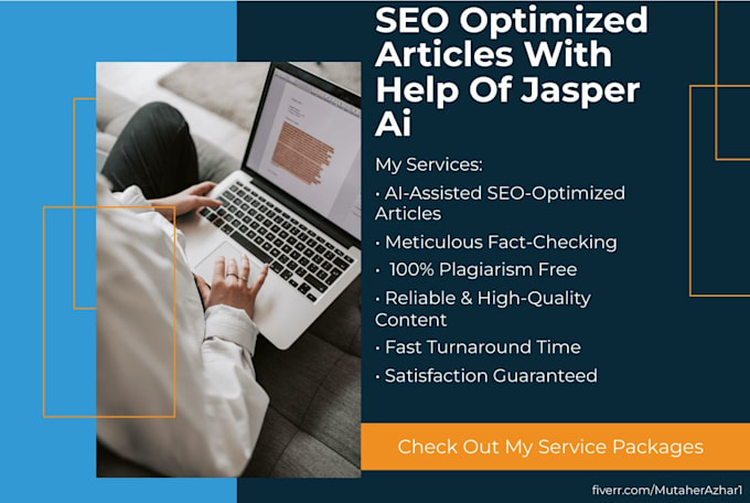 write SEO optimized articles with help of jasper ai