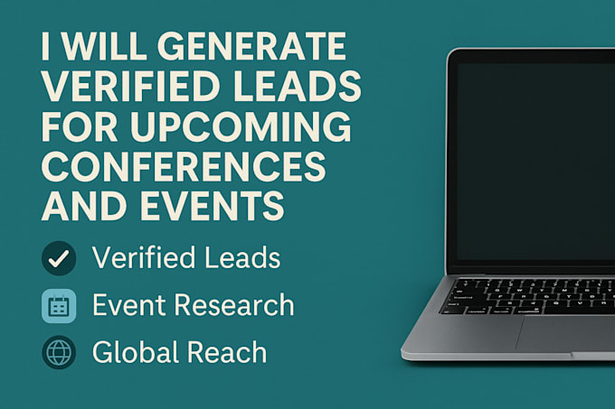 generate verified leads for upcoming conferences and events