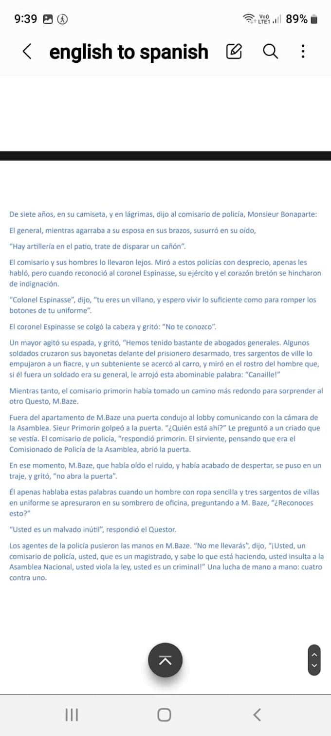 Translate from english to spanish vise versa by Dinayoussef251 Fiverr