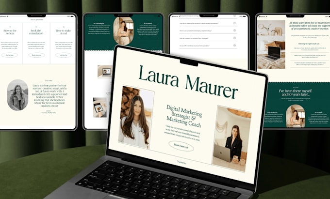 design your coaching or consulting webflow website