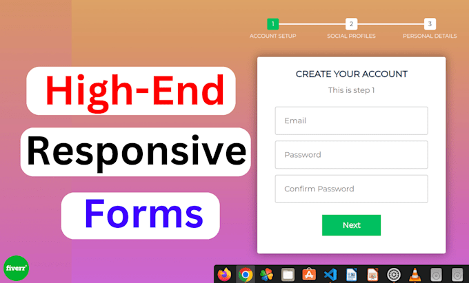 design all types of responsive form