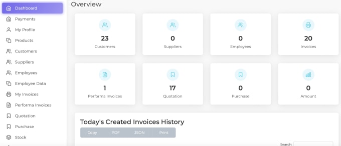 do billing system for manage invoices, quotes, employee etc