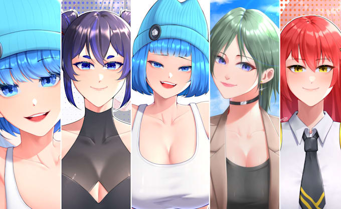 draw cute, beautiful anime, fanart character illustration