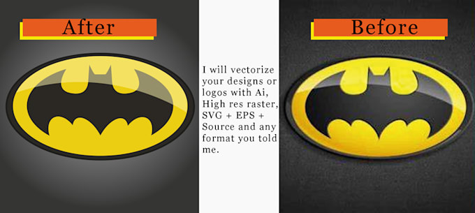 Redraw logo and vectorize any raster image by U_c6b383e7da1a | Fiverr