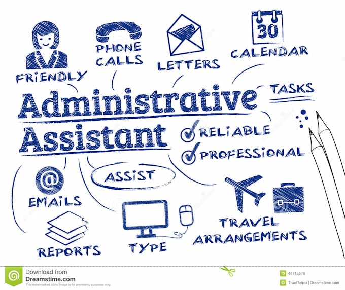 do any administrative task, virtual assistant or travel plan