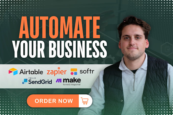 automate your business using airtable, zapier, integromat, softr, google sheets
