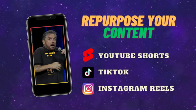 create vertical videos for your youtube shorts, tiktok and instagram reels