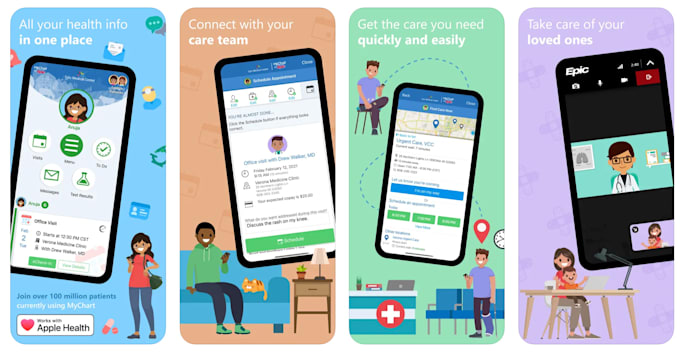 develop an app like mychart