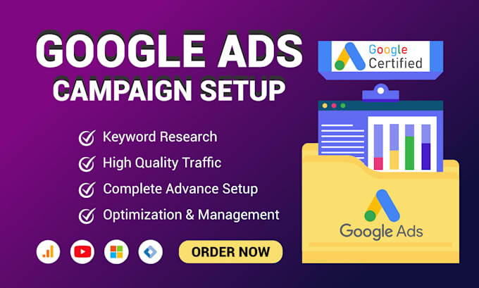 setup, manage and optimize google adwords, PPC campaigns