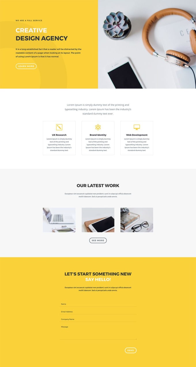 Do complete website development with html css javascript by Webfolio ...