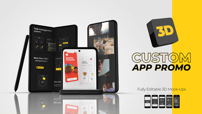 create a custom mobile app promo video