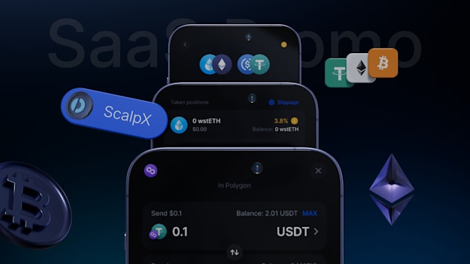 create a modern saas app promo video for your software